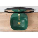 Накладной умывальник Rea Luiza 42 L.Green Matt